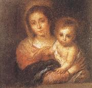 Bartolome Esteban Murillo Napkin Virgin and Child oil painting reproduction
